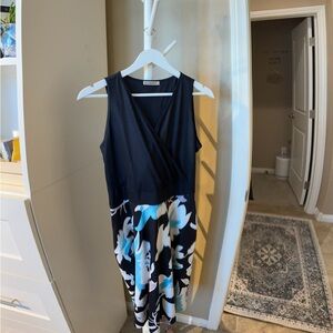 Blue and white GUBERRY sleeveless dress size medium